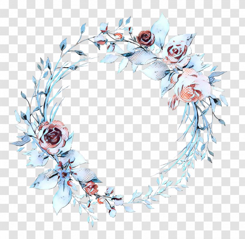 Watercolor Christmas Wreath - Drawing - Twig Interior Design Transparent PNG