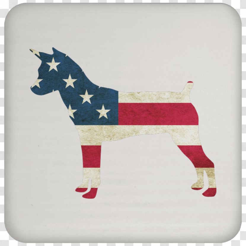 Flag Of The United States Rat Terrier Mug Miniature Pinscher Transparent PNG