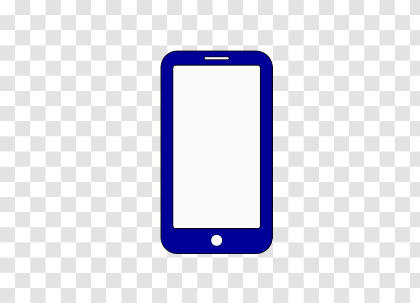 Samsung Galaxy IPhone Smartphone Clip Art - Electric Blue - Cliparts Transparent PNG