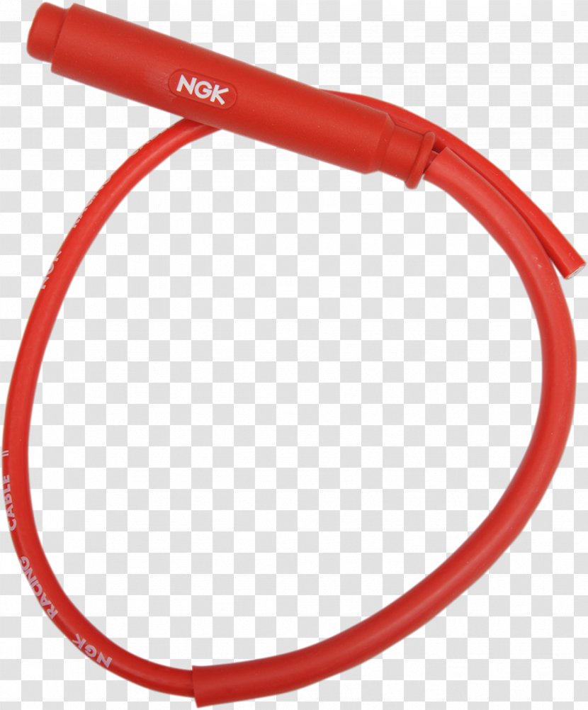 Wire NGK Electrical Cable Spark Plug Motorcycle - Engine Transparent PNG