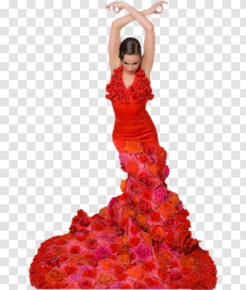 Flamenco Traje De Flamenca Dance Dress Costume - Shoe Transparent PNG