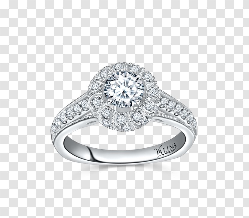 Engagement Ring Jewellery Wedding Cartier - Halo Transparent PNG