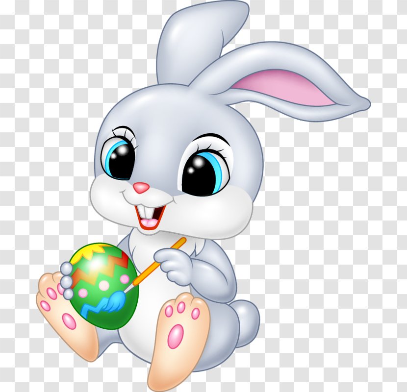 Easter Bunny - Cartoon Transparent PNG