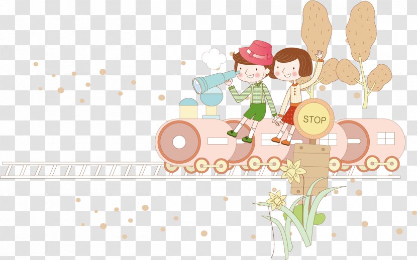 Train Paper Child Toy Wallpaper - Rectangle - Poster Element Transparent PNG