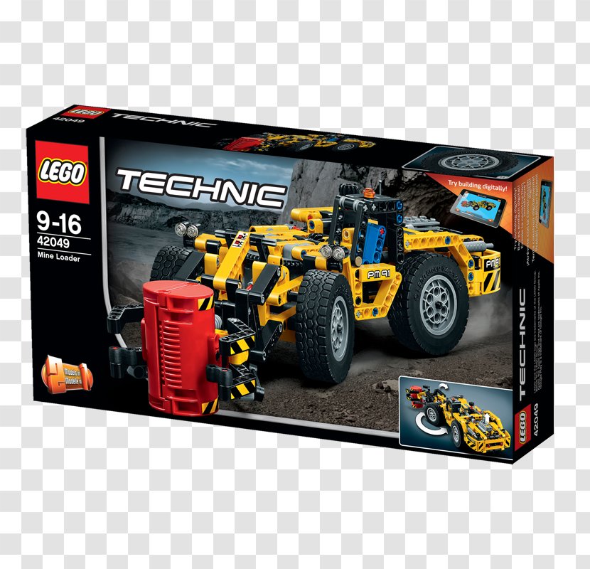 Radio-controlled Car Lego Technic LEGO 42049 Mine Loader Toy - Play Vehicle Transparent PNG