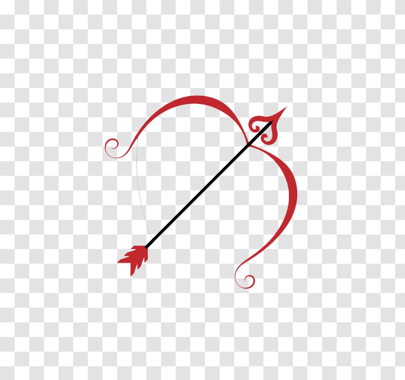 Cupid Bow And Arrow - Cartoon Transparent PNG