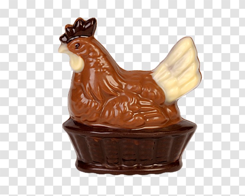 Rooster Chocolate Ceramic Chicken As Food - Korb Transparent PNG