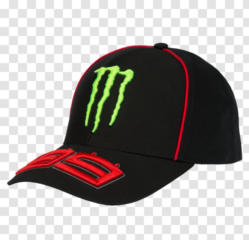 Baseball Cap Monster Energy Daszek - Jorge Lorenzo Transparent PNG