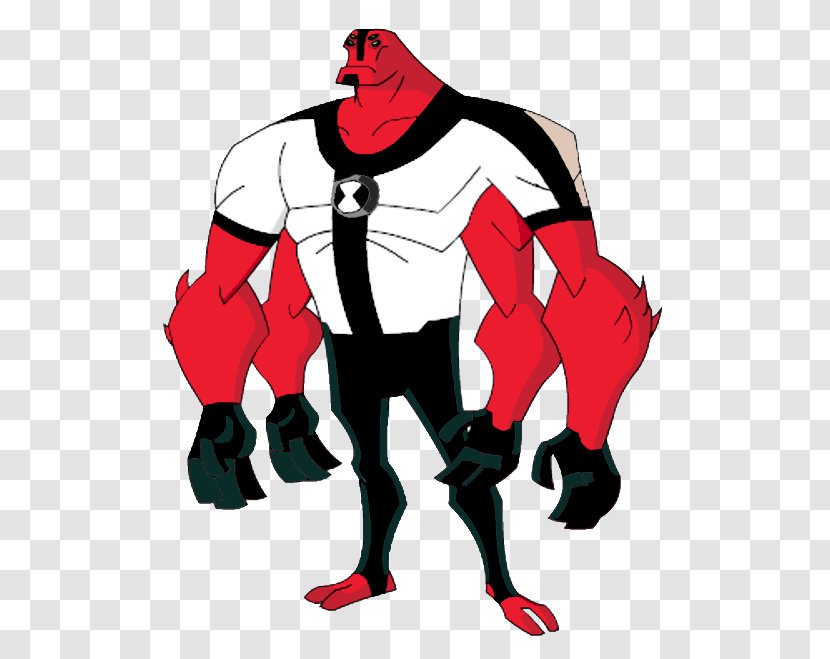 Four Arms Ben Tennyson 10 Cartoon Network - Joint - Omniverse Transparent PNG