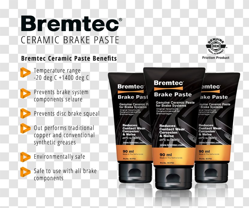 Brake Pad Global Automotive Partners Pty Ltd Ceramic - Cosmetics Transparent PNG