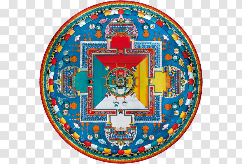 Tibetan Maṇḍalas Sand Mandala Thangka Buddhism - Buddhahood Transparent PNG