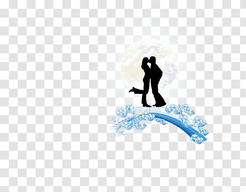 Romance Poster Wallpaper - Valentines Day - Tanabata Lover Kiss Transparent PNG