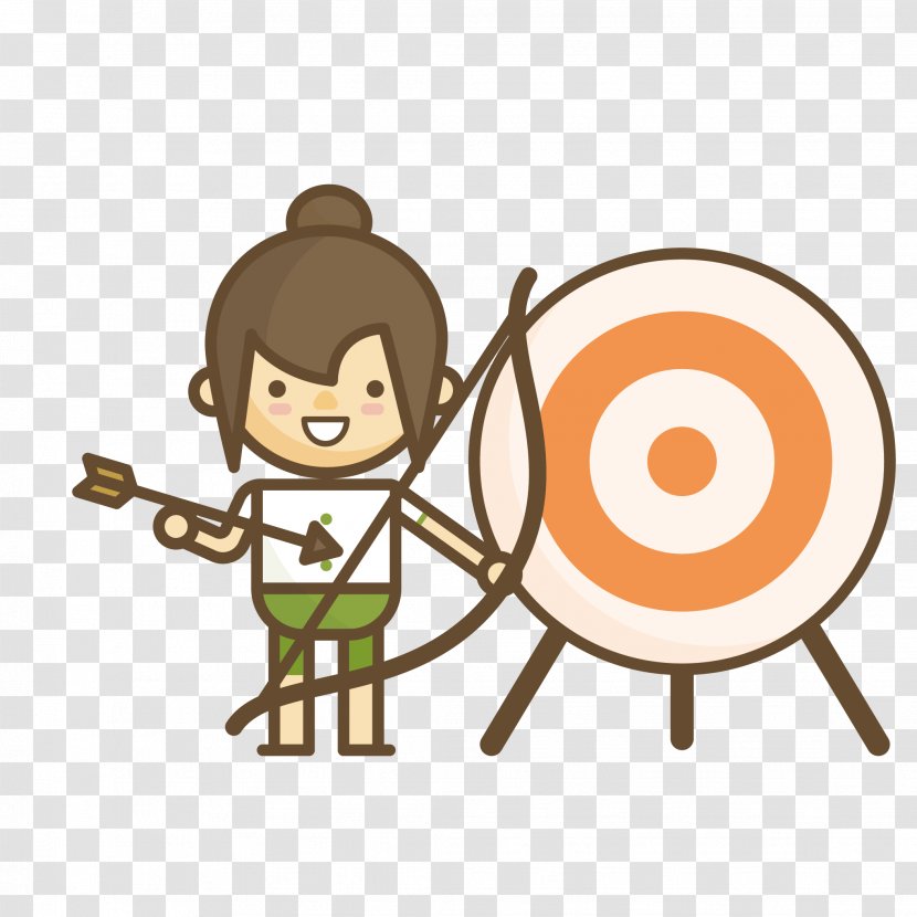 Vector Graphics Illustration Archery Image - Cartoon Transparent PNG