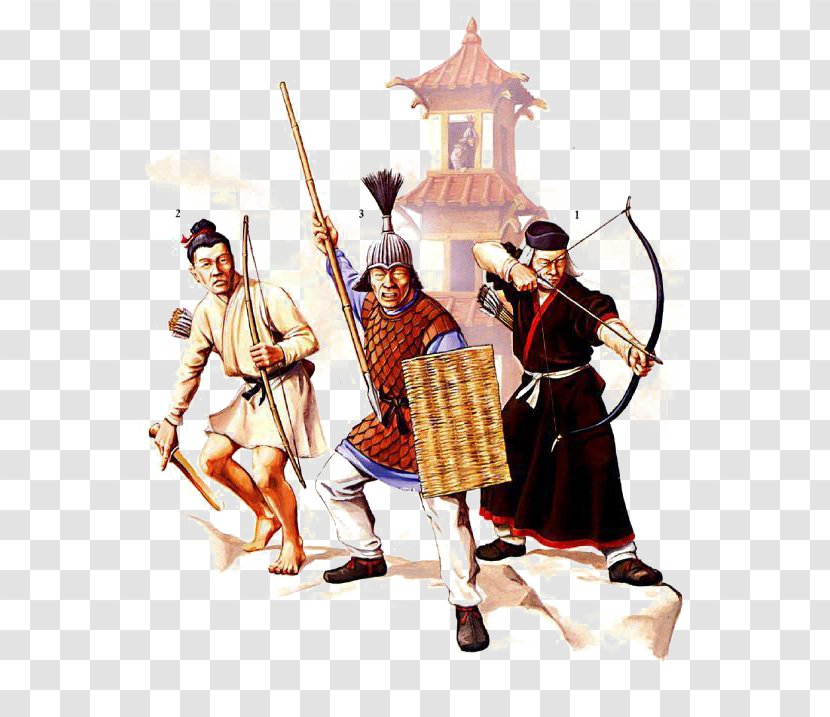 Han Dynasty Shu Warring States Period Three Kingdoms Soldier - Colorful Ancient Soldiers Transparent PNG