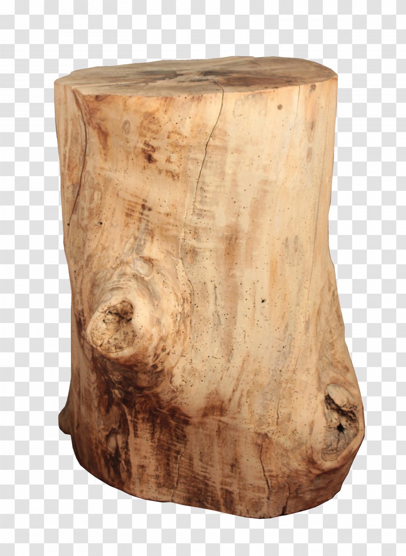 Table Trunk Tree Stump Wood - Stool Transparent PNG