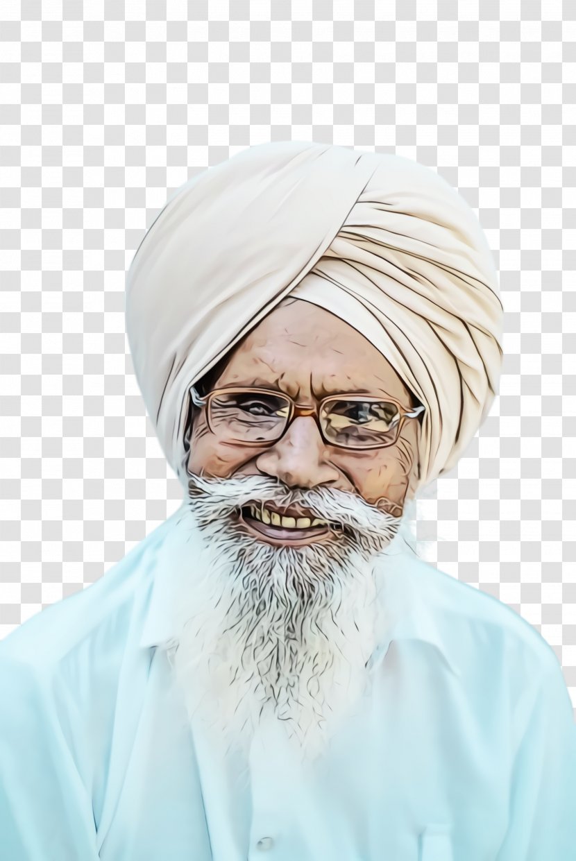 Old People - Portrait - Guru Facial Hair Transparent PNG
