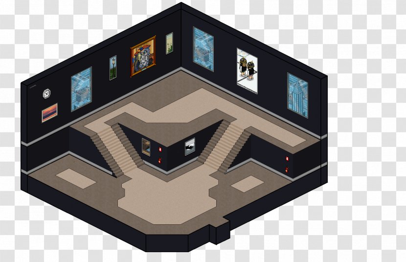 Habbo Game Server Room Fansite - Bg Transparent PNG