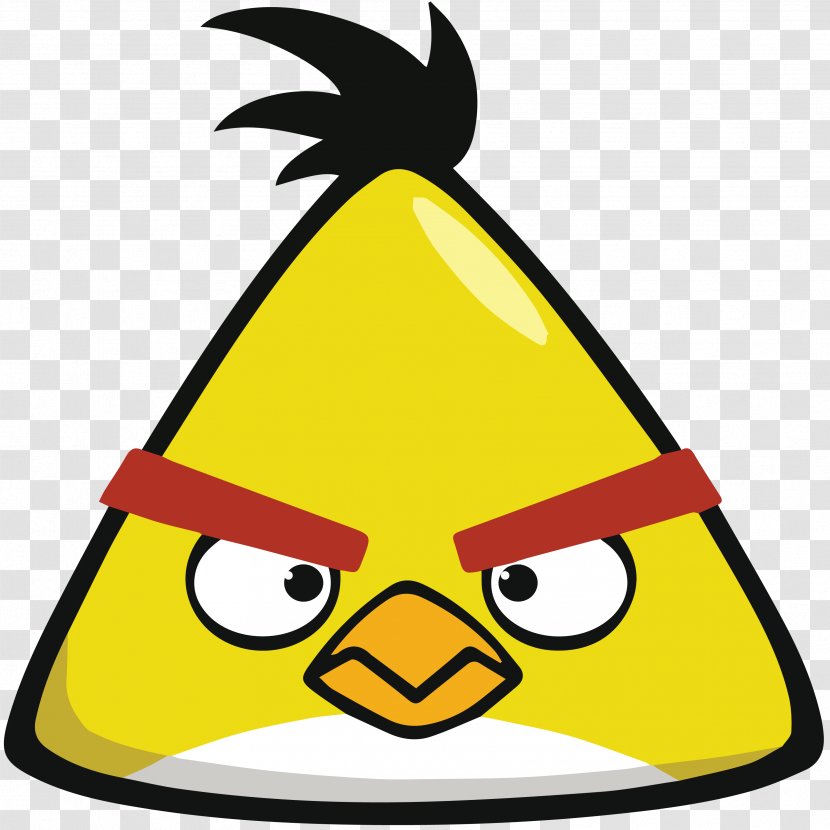 Angry Birds Yellow Clip Art - Toons Transparent PNG