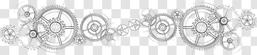 Design Art Sketch Hawally, Kuwait City - Olx - Gears Black And White Sketches Transparent PNG