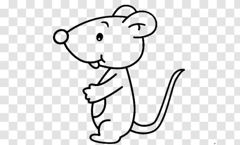 Muroidea Stroke Mouse Rat Child - Frame - Little Monkey Transparent PNG