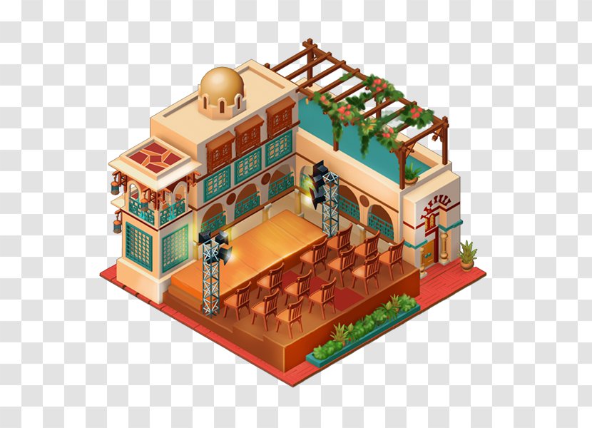 Gardenscapes Art Township Building - PIGION Transparent PNG