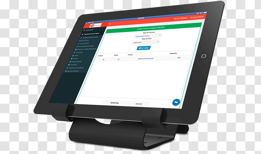 Output Device Point Of Sale Sales Computer Monitors - Ipad Tripod Transparent PNG