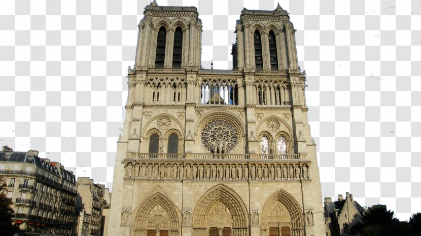 Notre-Dame De Paris Parvis U2013 Place Jean-Paul-II Xcele Saint-Louis Chartres Cathedral Algeria - Gothic Architecture - Paris, France Notre Dame Eleven Transparent PNG