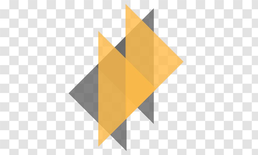 Triangle Shape - Yellow Transparent PNG