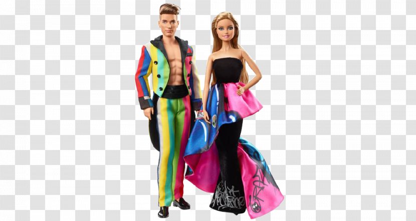 Barbie And Ken Giftset Moschino Fashionistas Doll Transparent PNG