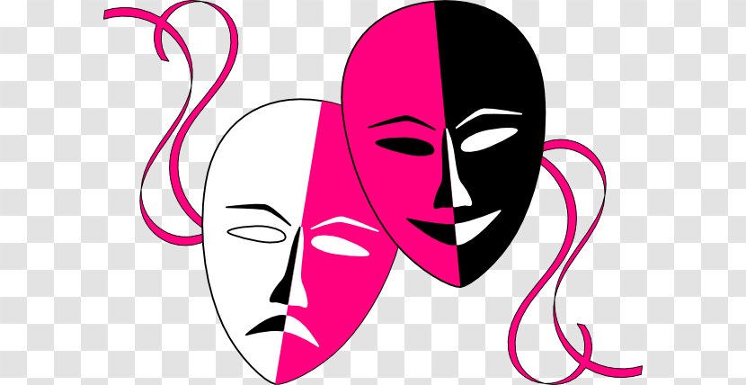 Theatre Drama Mask Comedy Clip Art - Tree - Cliparts Transparent PNG