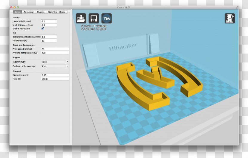 3D Printing Cura Printer Computer Graphics Ultimaker - Airframe Transparent PNG