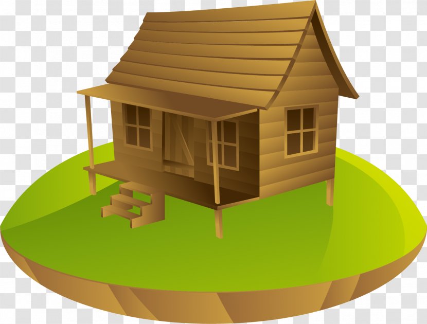 House Cottage Log Cabin - Drawing - A In The Woods Transparent PNG