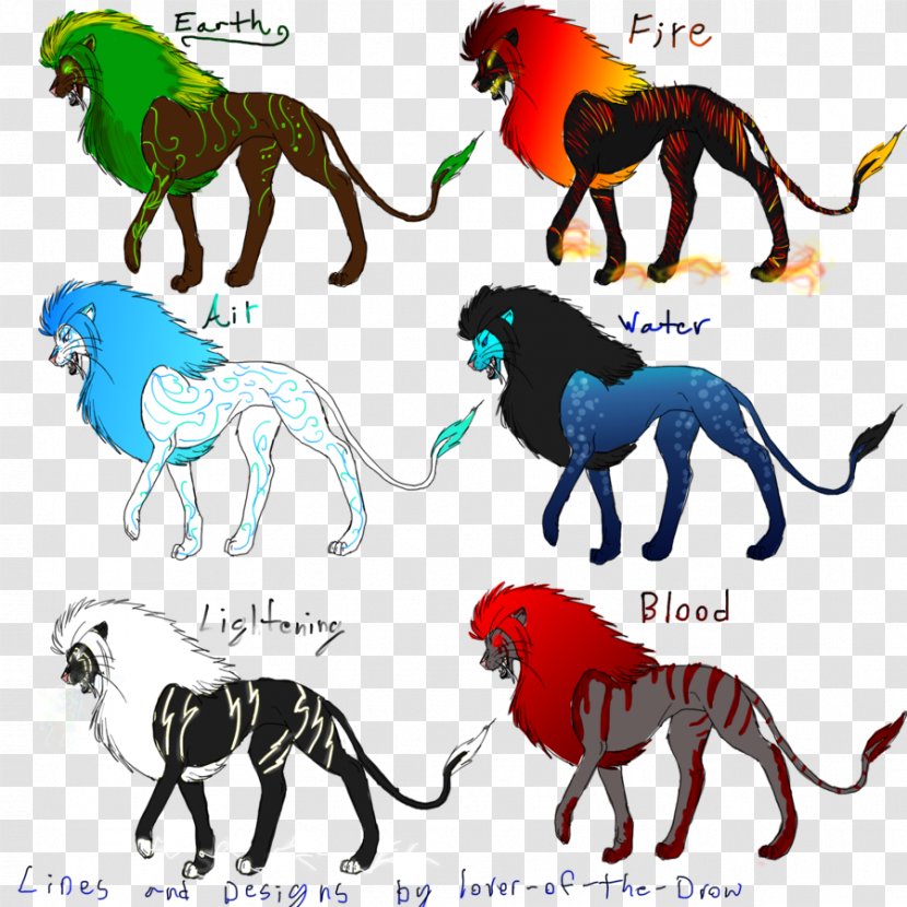 Lion Dog Elemental Earth Fire Transparent PNG