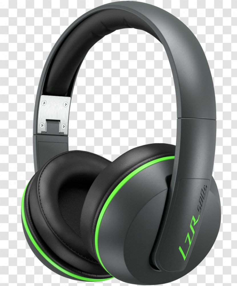 Magnat LZR 580 S Grey/Green Hi-Fi Headphones Black, Blue Headset Microphone - Sound - Adjusting Ear Crystals Transparent PNG