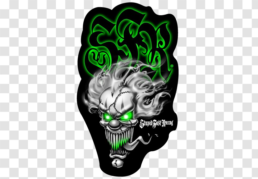 Joker Sticker Stupid Fast Character Car - Bone Transparent PNG