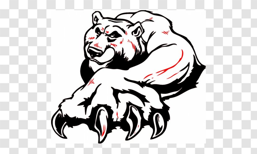 Russian Language Bear Sticker Sports Drawing - Russia Vector Transparent PNG