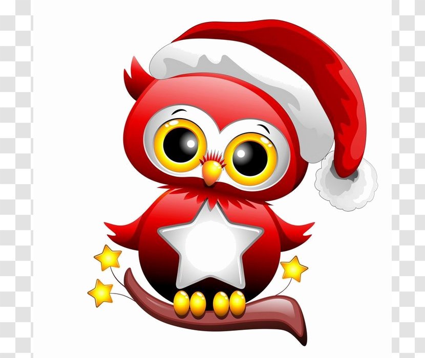 Baby Owls Santa Claus Puppy Clip Art - Infant - Owl Transparent PNG