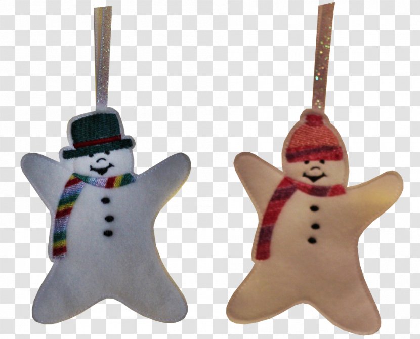 Machine Embroidery Christmas Day Design Ornament - Snowman Applique Transparent PNG