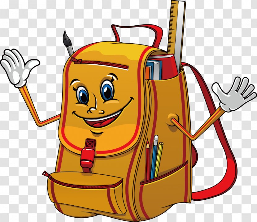 Backpack School Ruler Education - Blackboard - Vector Bag Transparent PNG