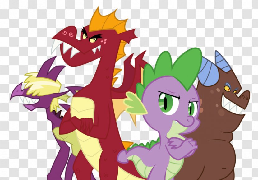 Pony Spike Dragon Applejack DeviantArt - My Little Transparent PNG