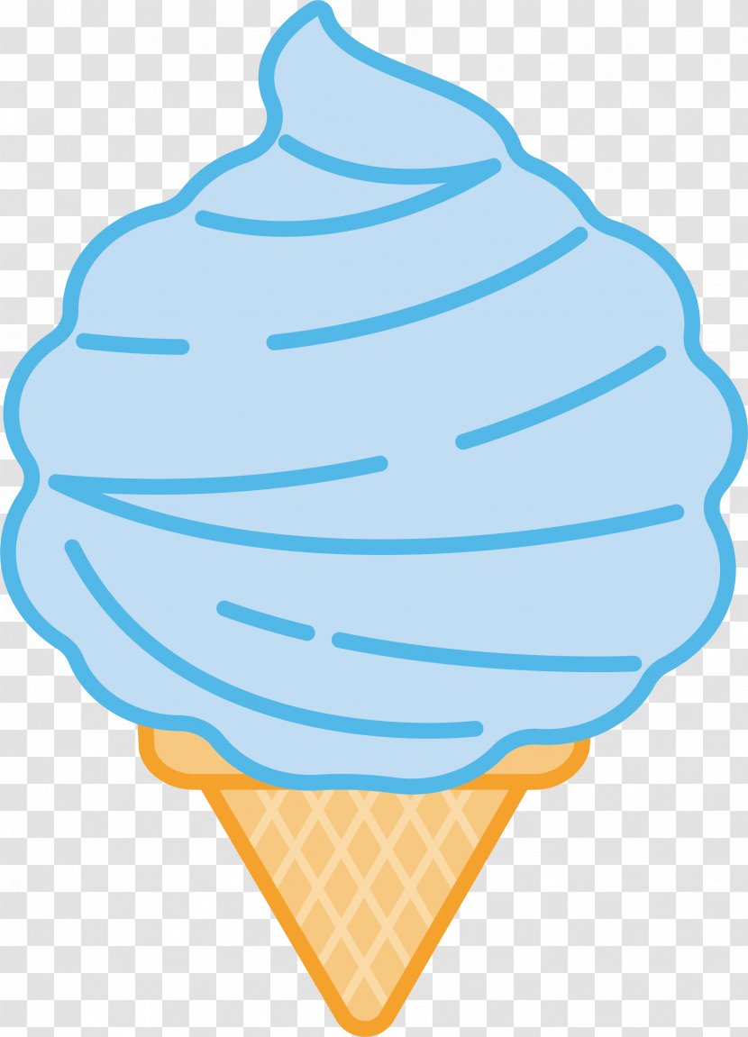 Ice Cream Cones - Frozen Dessert - Green Cloud Cone Transparent PNG