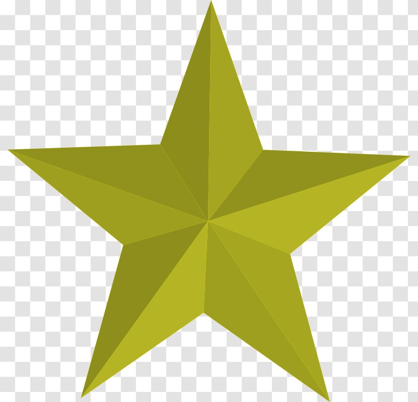 Star Of Bethlehem Christmas Ornament Clip Art - Green - 5 Stars Transparent PNG