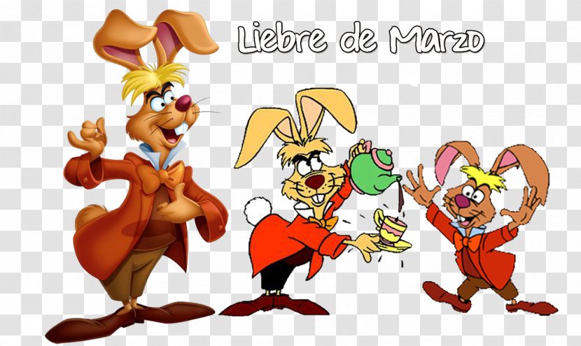 March Hare Alice's Adventures In Wonderland Mad Hatter White Rabbit Cheshire Cat - Alicia En El Pais De Las Maravillas Transparent PNG