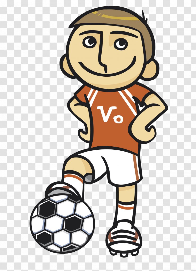 Football Clip Art - Area - The Boy Who Stepped On Foot Of Ball Transparent PNG