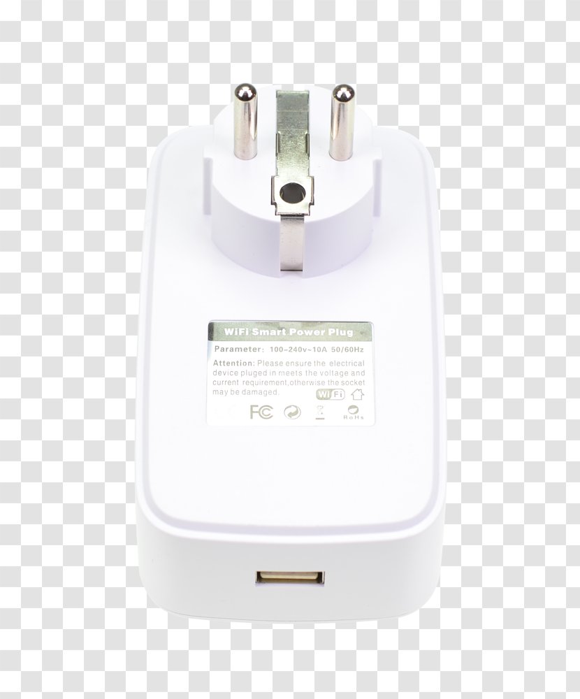 Network Socket Wi-Fi AC Power Plugs And Sockets Computer Wireless - Battery Charger Transparent PNG