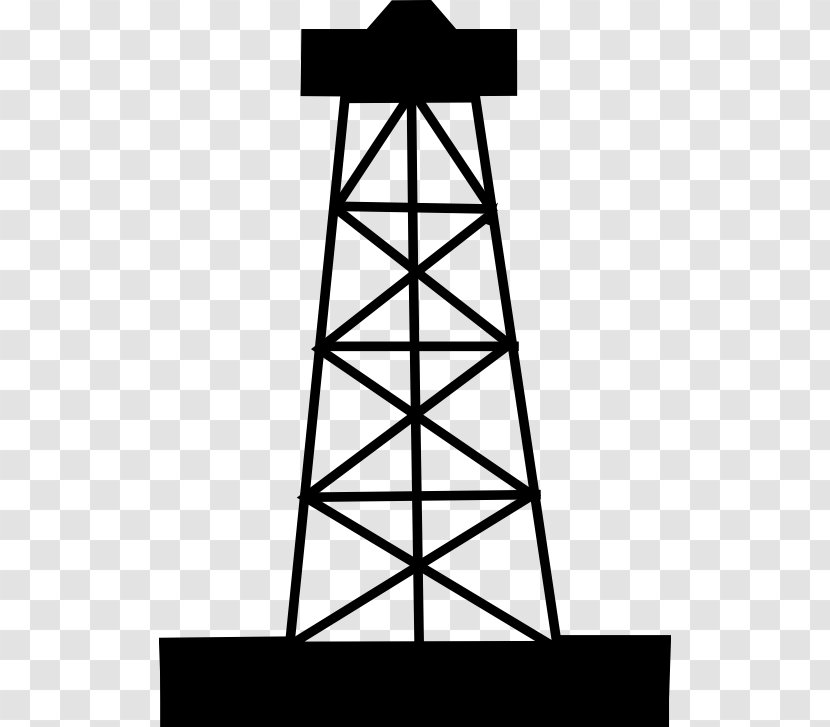 Oil Well Platform Drilling Rig Petroleum Clip Art - Derrick - Cliparts Transparent PNG