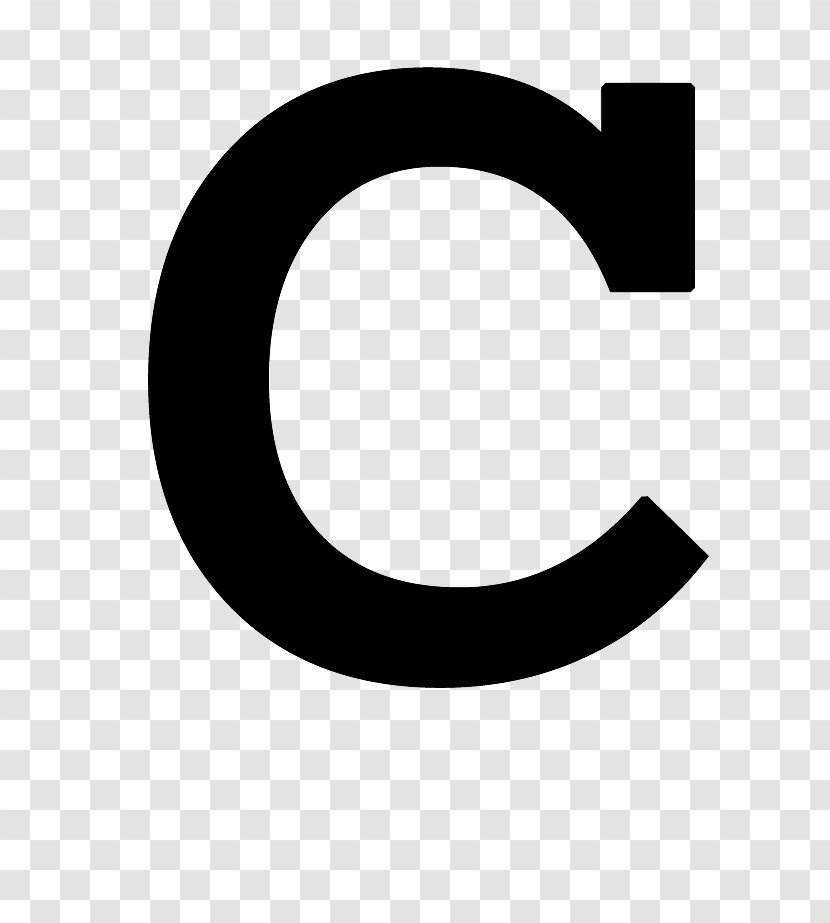 Black And White Brand Pattern - Letter C Transparent PNG