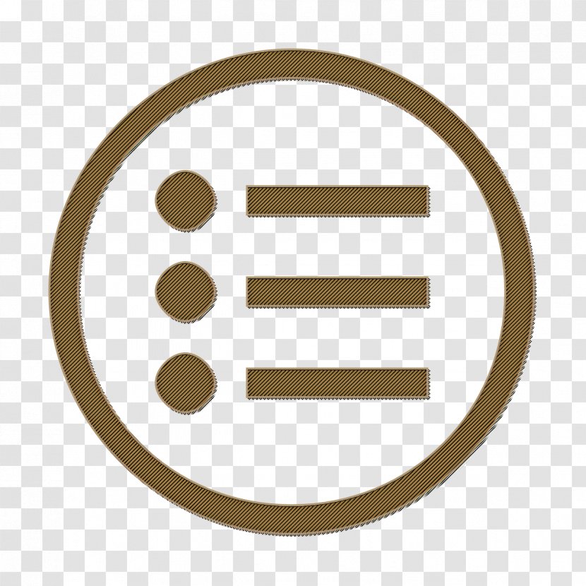 App Icon Essential List - Symbol Beige Transparent PNG