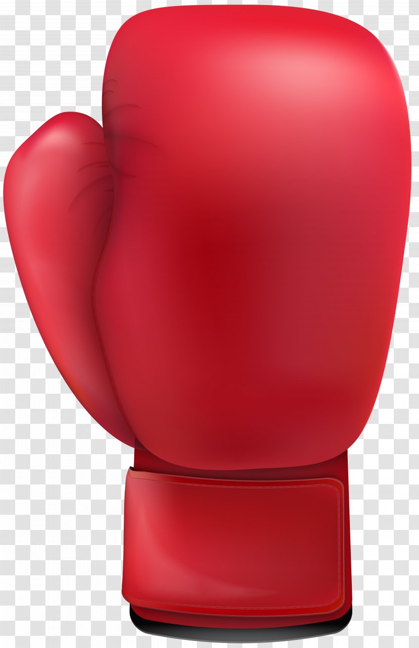 Boxing Glove Clip Art - Watercolor - Red Transparent PNG