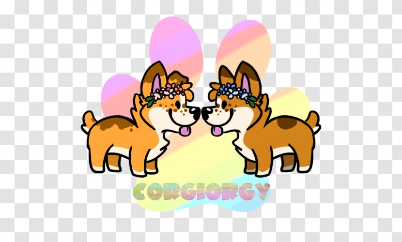 Dog Breed Cat Pembroke Welsh Corgi Puppy Tiger - Heart Transparent PNG